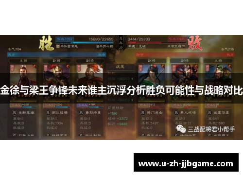 金徐与梁王争锋未来谁主沉浮分析胜负可能性与战略对比 金徐与梁王争锋未来谁主沉浮分析胜负可能性与战略对比